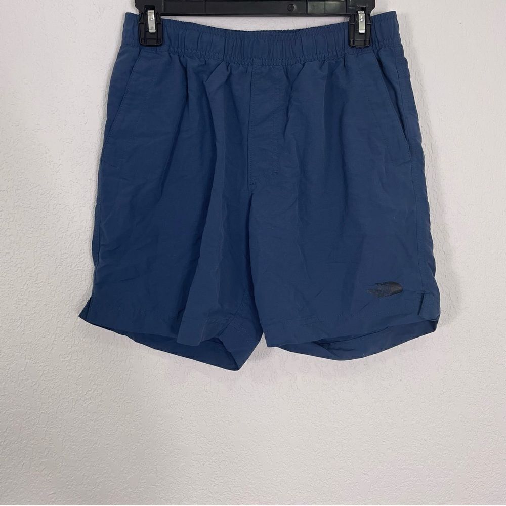 The North Face Blue Net Lined Swim Trunks Size Small